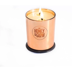 Honey & Glow Beeswax Candle | Large Copper