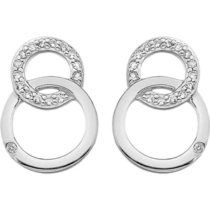 Hot Diamonds Striking Interlocking Earrings DE533