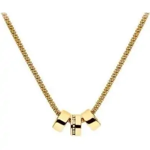 Hot Diamonds Yellow Gold Plated Sterling Silver Trio Necklace D - Default / Yellow Gold