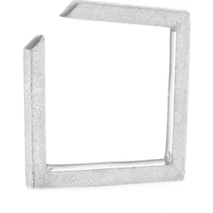 Ilda Design Square Silver Ring - UK K 1/2 - US 5.5 - EU 50.6