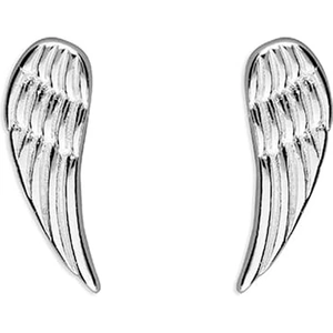 Inscripture Sterling Silver Angel Wing Studs