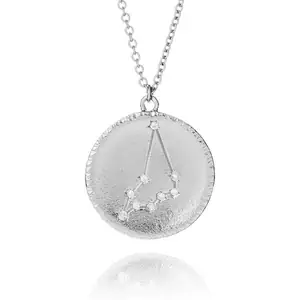 Inscripture Sterling Silver Capricorn Constellation Necklace