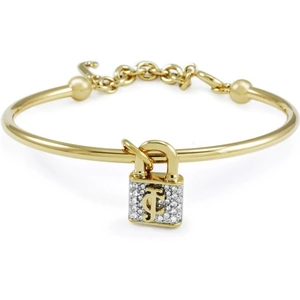 Juicy Couture Jewellery Ladies Juicy Couture PVD Gold plated Jc Pave Slider Bangle