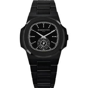 KAMAWATCH Limited Edition Fix Carrera Black Plastic Bracelet Watch KWPF28