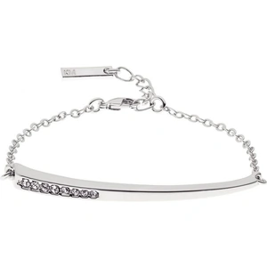 Karen Millen Jewellery Ladies Karen Millen Silver Plated Crystal Shard Bracelet