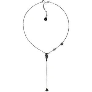 Karl Lagerfeld Jewellery Ladies Karl Lagerfeld Black Ion-plated Steel Star & Lightning Necklace
