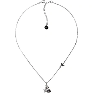 Karl Lagerfeld Jewellery Ladies Karl Lagerfeld Silver Plated Eclectic Stud Necklace