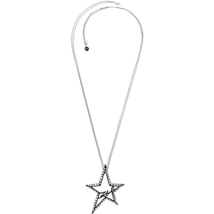 Karl Lagerfeld Jewellery Ladies Karl Lagerfeld Silver Plated Open Star Long Necklace
