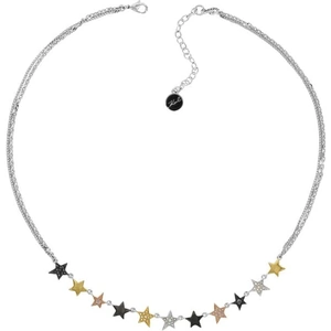 Karl Lagerfeld Jewellery Ladies Karl Lagerfeld Silver Plated Linear Multi Star Necklace