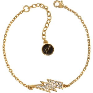Karl Lagerfeld Jewellery Ladies Karl Lagerfeld Gold Plated Lightning Bolt Bracelet