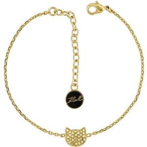 Karl Lagerfeld Jewellery Ladies Karl Lagerfeld Gold Plated Choupette Bracelet