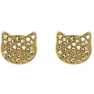 Karl Lagerfeld Jewellery Ladies Karl Lagerfeld Gold Plated Choupette Earrings