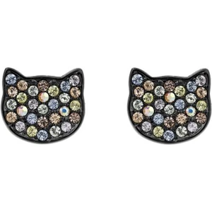 Karl Lagerfeld Jewellery Ladies Karl Lagerfeld Black Ion-plated Steel Choupette Earrings