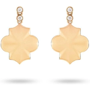Ksenia Mirella Regal 18ct Yellow Gold 0.28ct Diamond Earrings - Gold