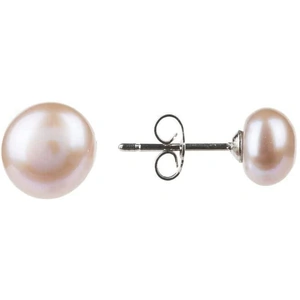 Latelita London Sterling Silver Earring Natural Pink Pearl