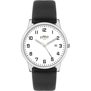 Mens Limit Silver Coloured Classic DateWatch