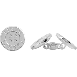 Links Of London Jewellery Mens Links Of London Sterling Silver Button Chainlink Cufflinks