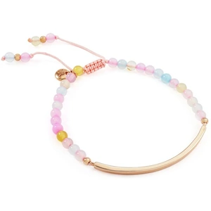 Lola Rose Jewellery Ladies Lola Rose Rose Gold Plated Bishops Road Candy Mix Agate Bracelet