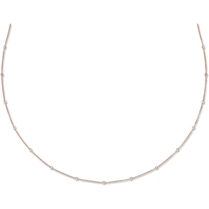 London DE 18K Rose Gold Diamond Necklace