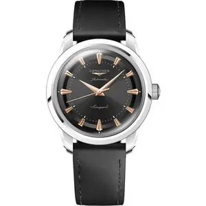 Longines Conquest Heritage 38mm Mens Watch Black