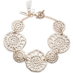 Ladies Lonna And Lilly Silver Plated Fancy Filigree Bracelet