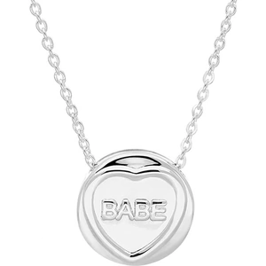 Love Hearts Sterling Silver Babe Necklace