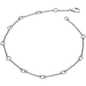 Lucy Quartermaine Rhodium Plated Elements Anklet