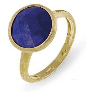 Marco Bicego Jaipur 18ct Yellow Gold Lapis Lazuli Medium Stacking Ring