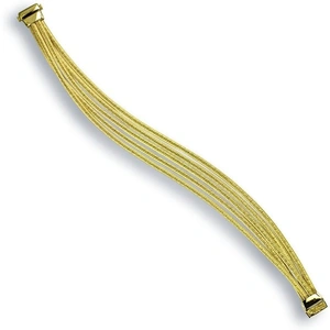 Marco Bicego Cairo 18ct Yellow Gold Five Strand Woven Bracelet - Default Title / Yellow Gold