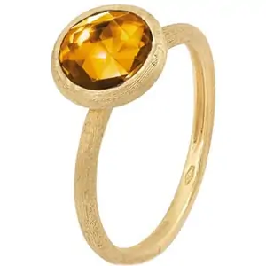 Marco Bicego Jaipur 18ct Yellow Gold Yellow Quartz Ring - V