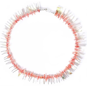 Maria Lau 1000 Suns Necklace with Pink Sea Bamboo