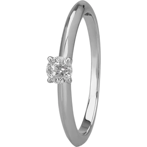 Mastercut Simplicity Four Claw 18ct White Gold 0.15ct Diamond Solitaire Ring C5RG001 015W