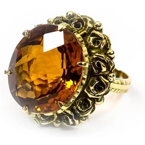 Melissa Anderson Jewellery 18kt Yellow Gold Elizabeth Ring - UK N - US 6.75 - EU 53.8