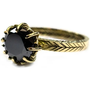 Melissa Anderson Jewellery 18kt Yellow Gold Collette Ring - UK N - US 6.75 - EU 53.8