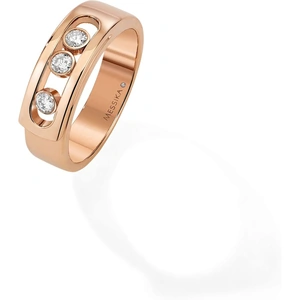 Messika 18ct Rose Gold Move Diamond Ring - Ring Size N