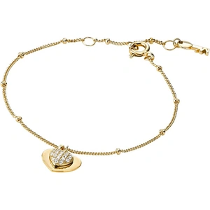 Michael Kors Kors Love 14ct Gold Plated Heart Bracelet MKC1118AN710