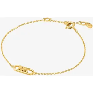 Michael Kors Premium MK Statement Link Gold-Tone Sterling Silver Bracelet MKC164100710