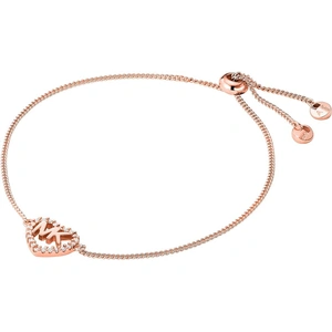 Michael Kors Love Rose Gold Tone Cubic Zirconia Bracelet