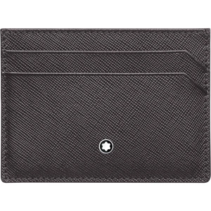 Montblanc Card Holder Sartorial Pocket 5cc Grey ID - Default Title / Black