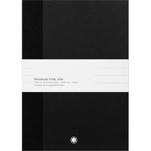 View product details for the Montblanc Fine Stationery Notebooks 146 Slim Black lined for Augmented Paper