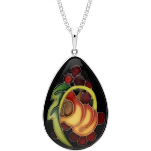 Sterling Silver Moorcroft Queens Choice Pear Necklace
