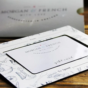 View product details for the Morgan and French Gift Cards