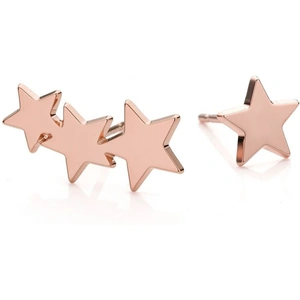 Ladies Mya Bay Rose Gold Plated Multiple Star Earrings