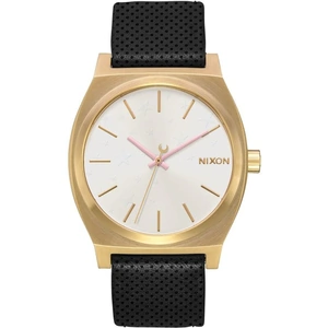 Ladies Nixon The Medium Time Teller Leather Watch