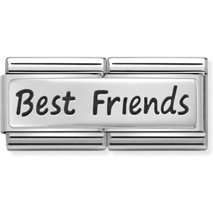Nomination CLASSIC Silvershine Double Link Best Friends Charm 330710/03