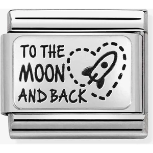 Nomination CLASSIC Composable Sterling Silver To the Moon and Back Charm 330111/39