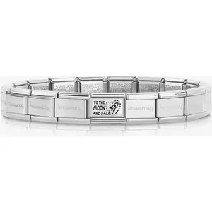 Nomination CLASSIC Composable Sterling Silver To the Moon and Back Bracelet 330111/39