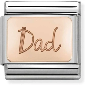 Nomination CLASSIC Rose Gold Plates Dad Charm 430101/32