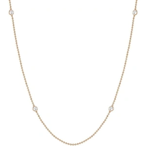 Nomination Bella Rose Gold Plated White Crystal Long Necklace 146643/039