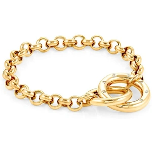 Nomination Infinito Interlocking Rings Gold Bracelet 028200/012